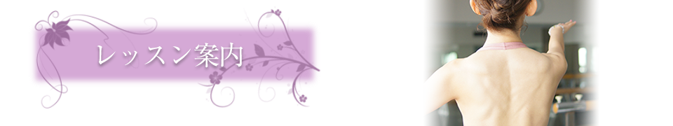 レッスン案内